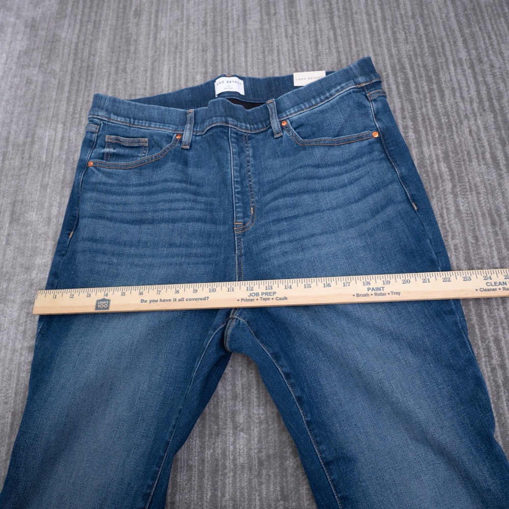 Lane Bryant Tighter Tummy Pull On Jegging High Rise Medium Wash Jeans Women 18 - Picture 4 of 12
